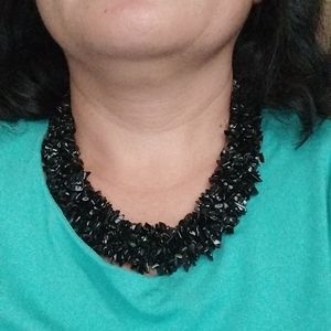 By Jennifer Lopez black 🖤 necklace.